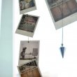 Magneettinen valokuvaripustin painolla ja 8 magneetilla 150 cm