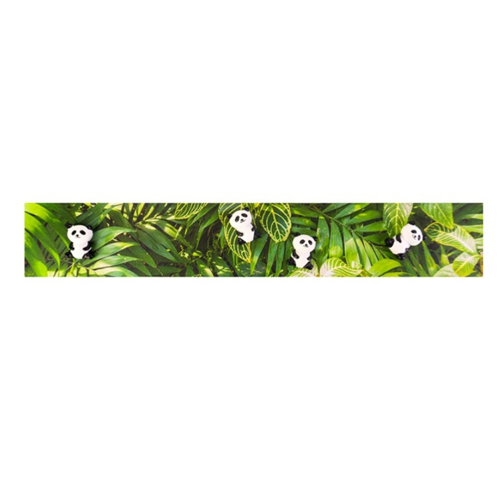 Magneettilista 6 hahmomagneetilla, 30 cm, Panda ryhmässä Säilytys / Magnetit ja itsekiinnittyvät / Magnettivarastointi @ SmartaSaker.se (42092)
