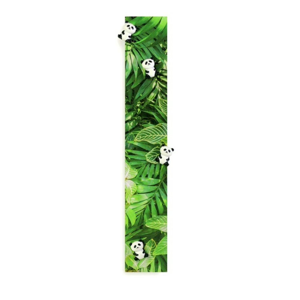 Magneettilista 6 hahmomagneetilla, 30 cm, Panda ryhmässä Säilytys / Magnetit ja itsekiinnittyvät / Magnettivarastointi @ SmartaSaker.se (42092)