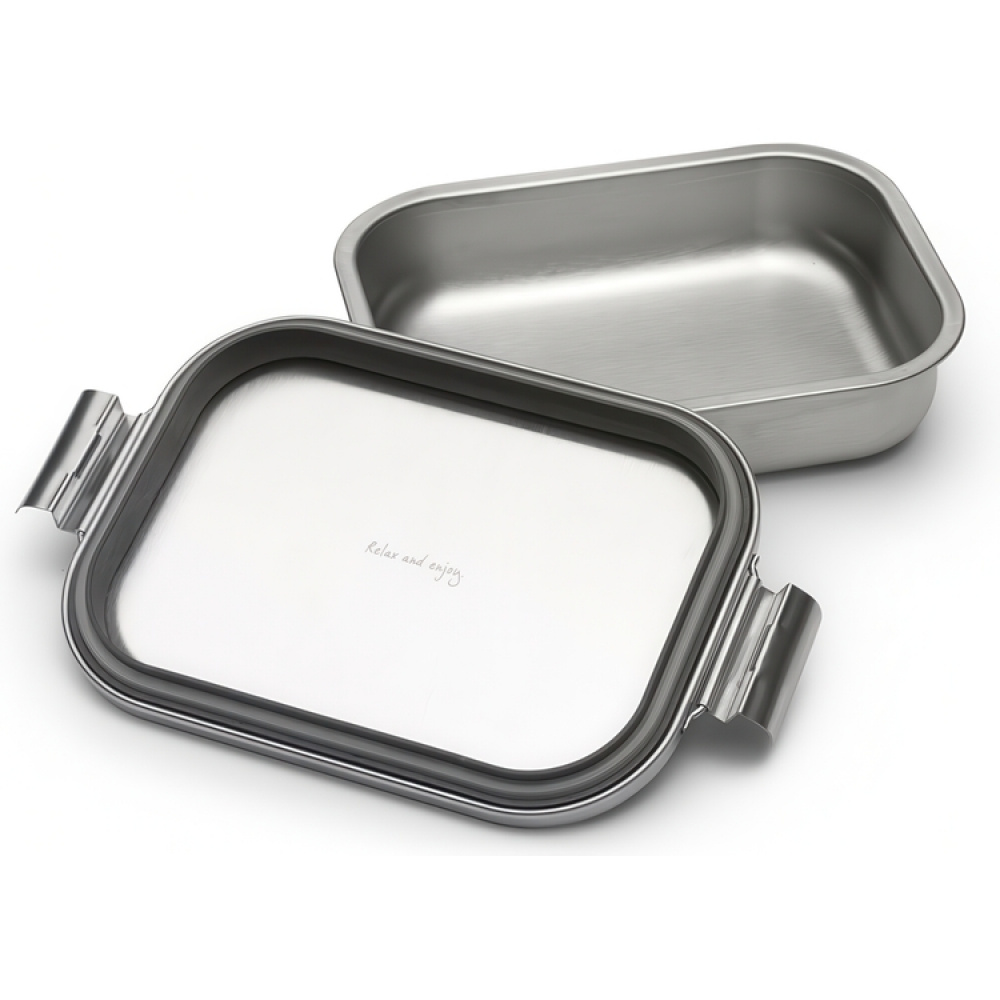 Metallinen ruokarasia 1,1 l, Brabantia ryhmässä Säilytys / Keittiön säilytys / Ruoan säilytysastiat / Metalliset eväskotelot @ SmartaSaker.se (42109)