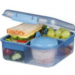 Bento-eväsrasia lokeroilla ja purkilla 1,25 l, Sistema