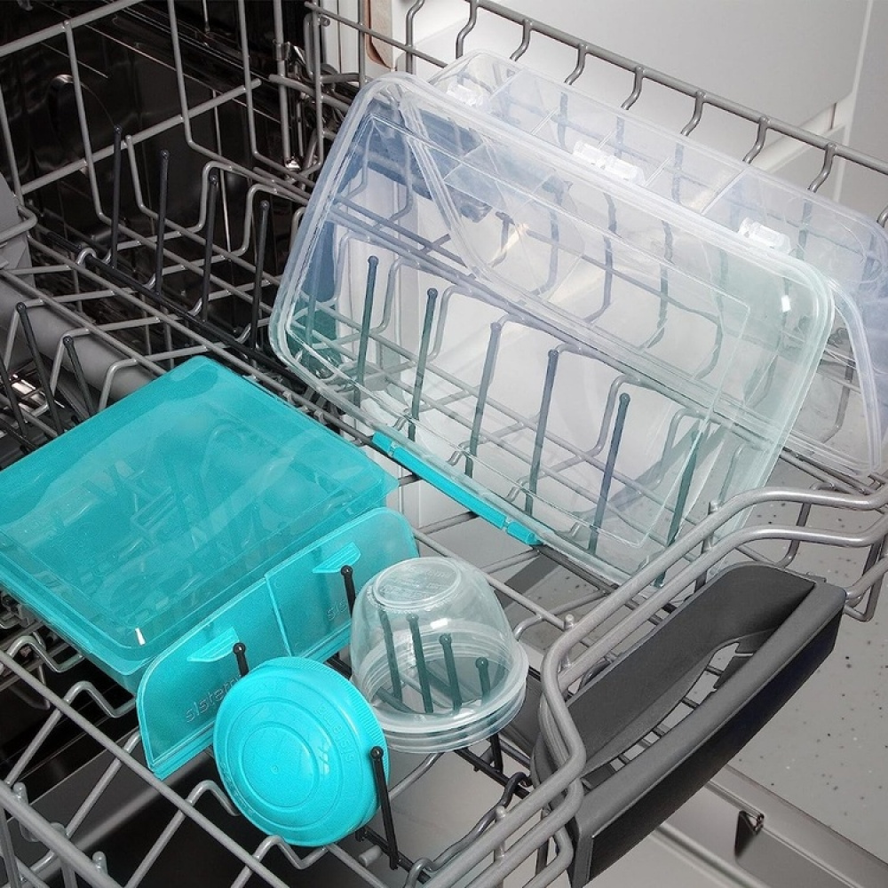 Bento-eväsrasia lokeroilla ja purkilla 1,76 l, Sistema ryhmässä Säilytys / Keittiön säilytys / Ruoan säilytysastiat / Lounaslaatikoita ja Bento @ SmartaSaker.se (42120)