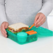 Bento-eväsrasia 5 lokerolla ja purkilla 1,65 l, Sistema