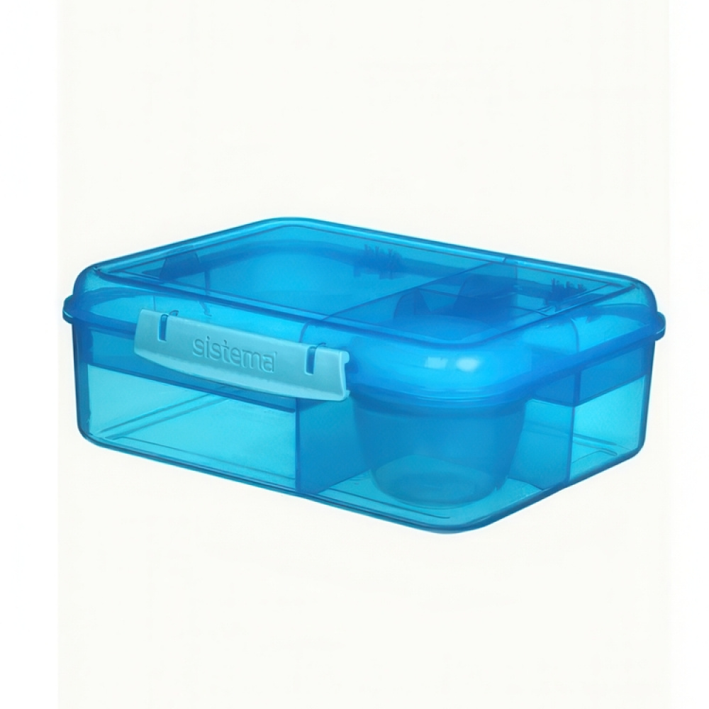 Bento-eväsrasia 5 lokerolla ja purkilla 1,65 l, Sistema ryhmässä Säilytys / Keittiön säilytys / Ruoan säilytysastiat / Lounaslaatikoita ja Bento @ SmartaSaker.se (42123)
