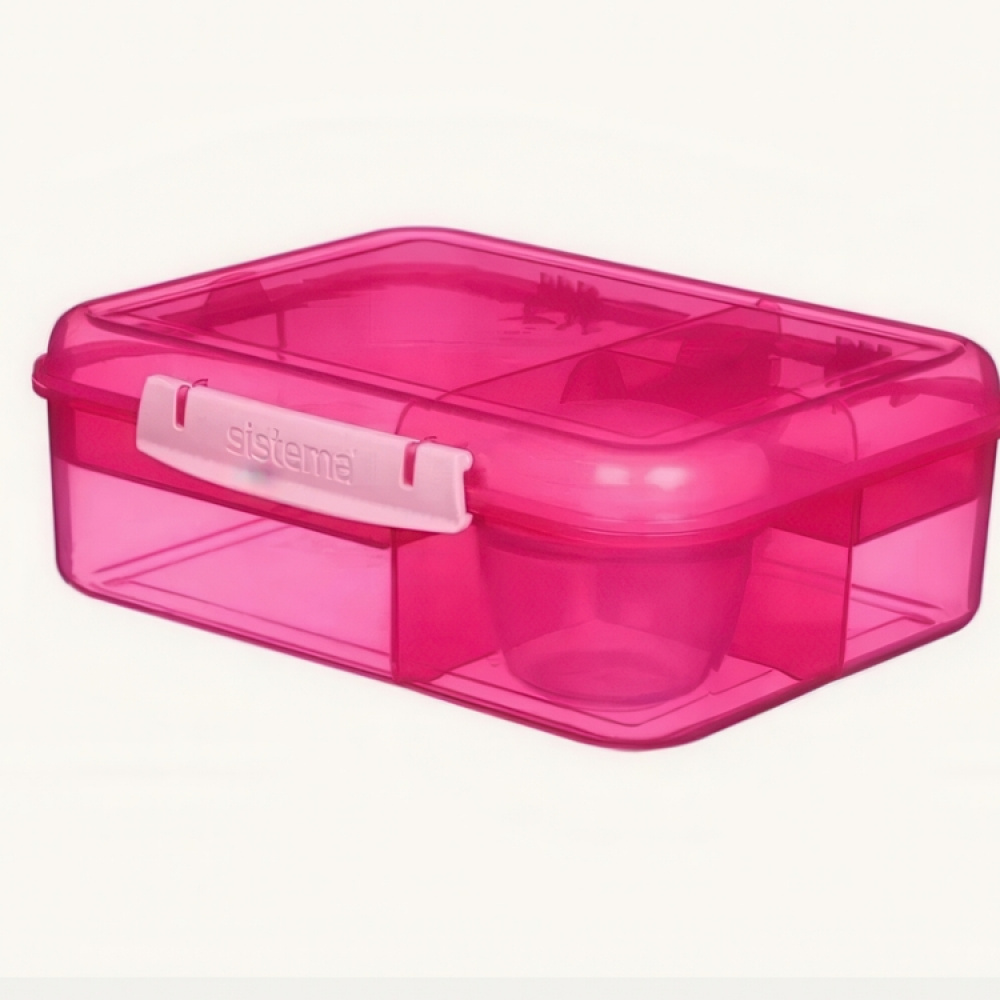 Bento-eväsrasia 5 lokerolla ja purkilla 1,65 l, Sistema ryhmässä Säilytys / Keittiön säilytys / Ruoan säilytysastiat / Lounaslaatikoita ja Bento @ SmartaSaker.se (42123)
