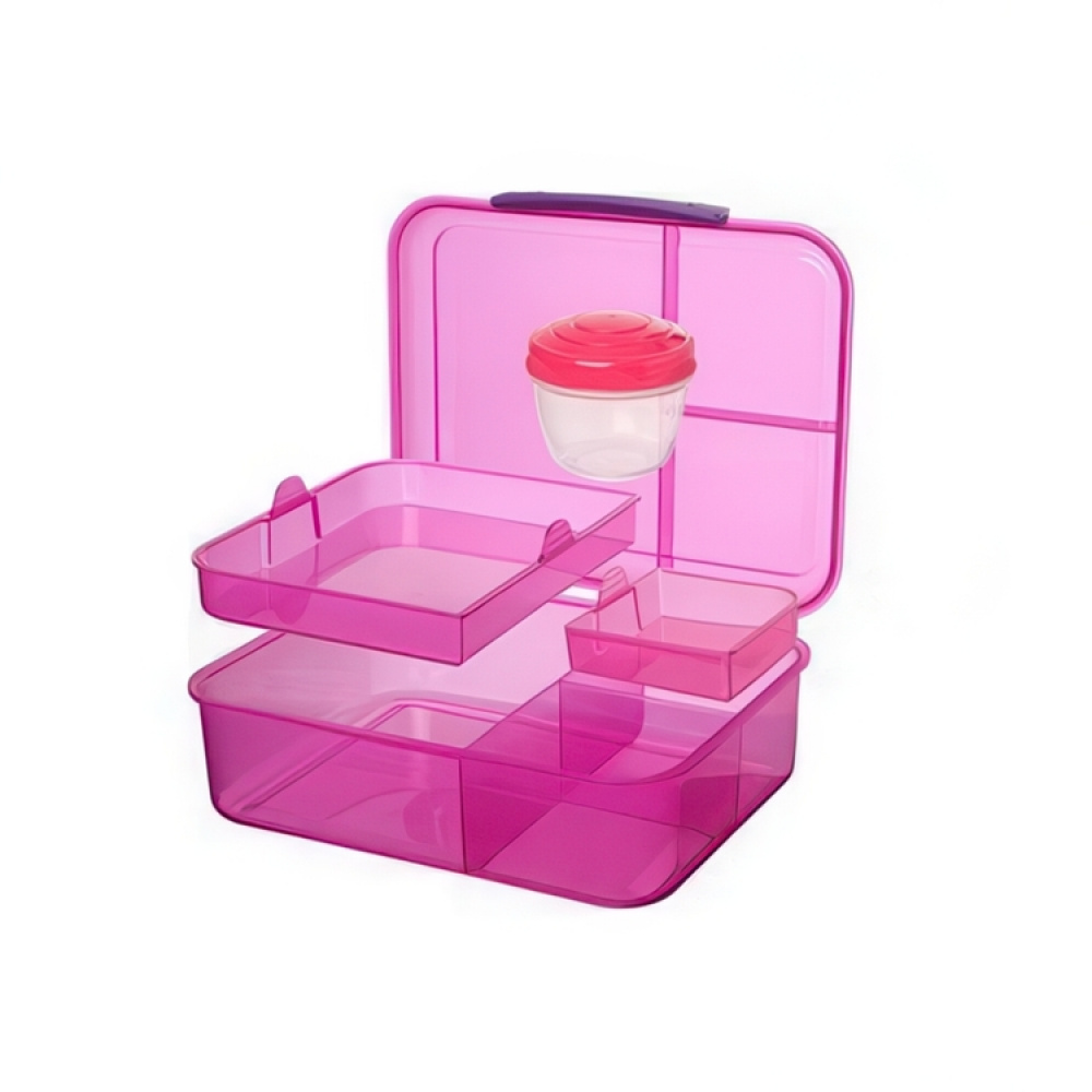 Bento-eväsrasia 5 lokerolla ja purkilla 1,65 l, Sistema ryhmässä Säilytys / Keittiön säilytys / Ruoan säilytysastiat / Lounaslaatikoita ja Bento @ SmartaSaker.se (42123)