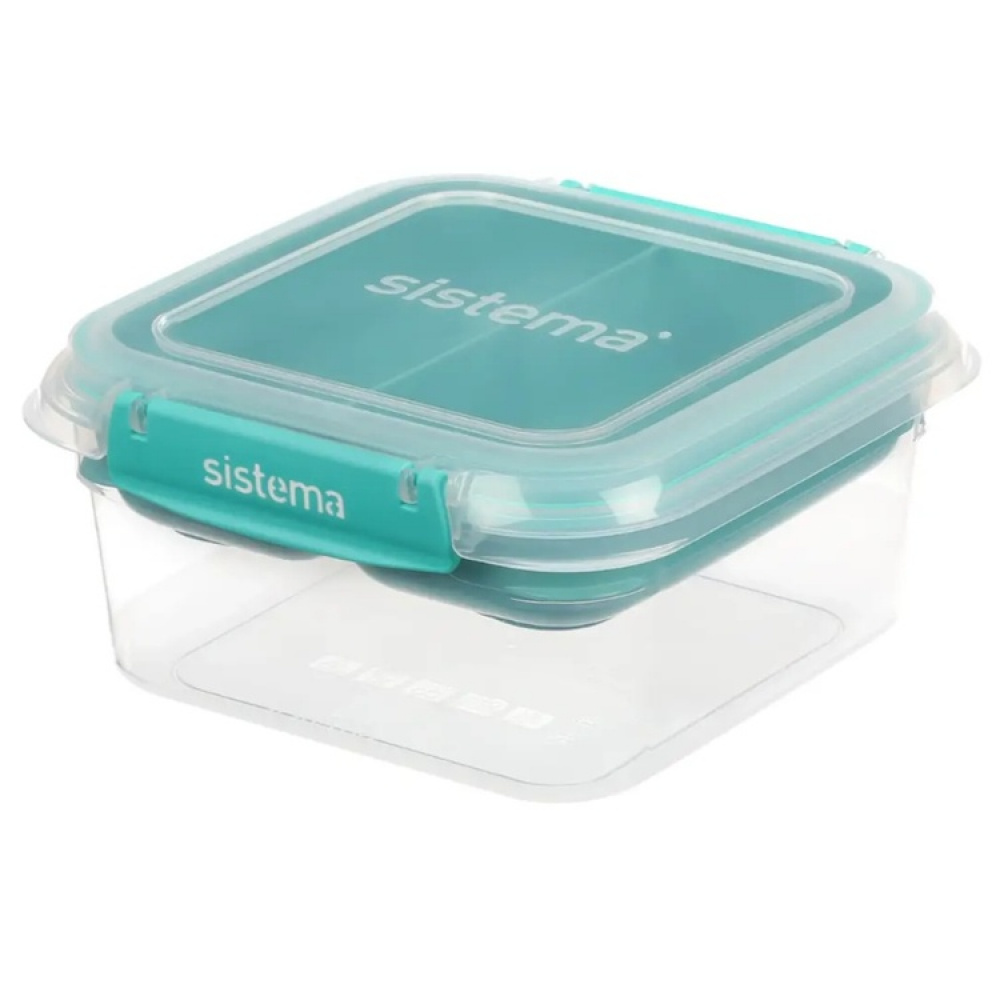 Eväsrasia jakajalla 1,15 l, Sistema ryhmässä Säilytys / Keittiön säilytys / Ruoan säilytysastiat @ SmartaSaker.se (42125)