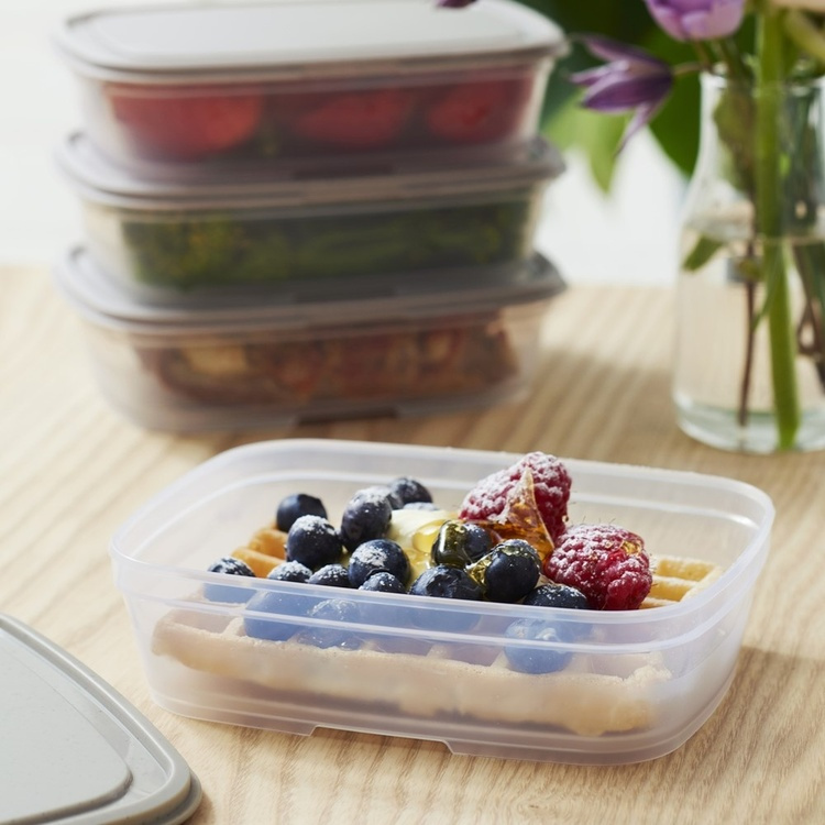 Pieni ruokarasia 0,5 l, SmartStore, harmaa ryhmässä Säilytys / Keittiön säilytys / Ruoan säilytysastiat / Muovilaatikot @ SmartaSaker.se (42140)