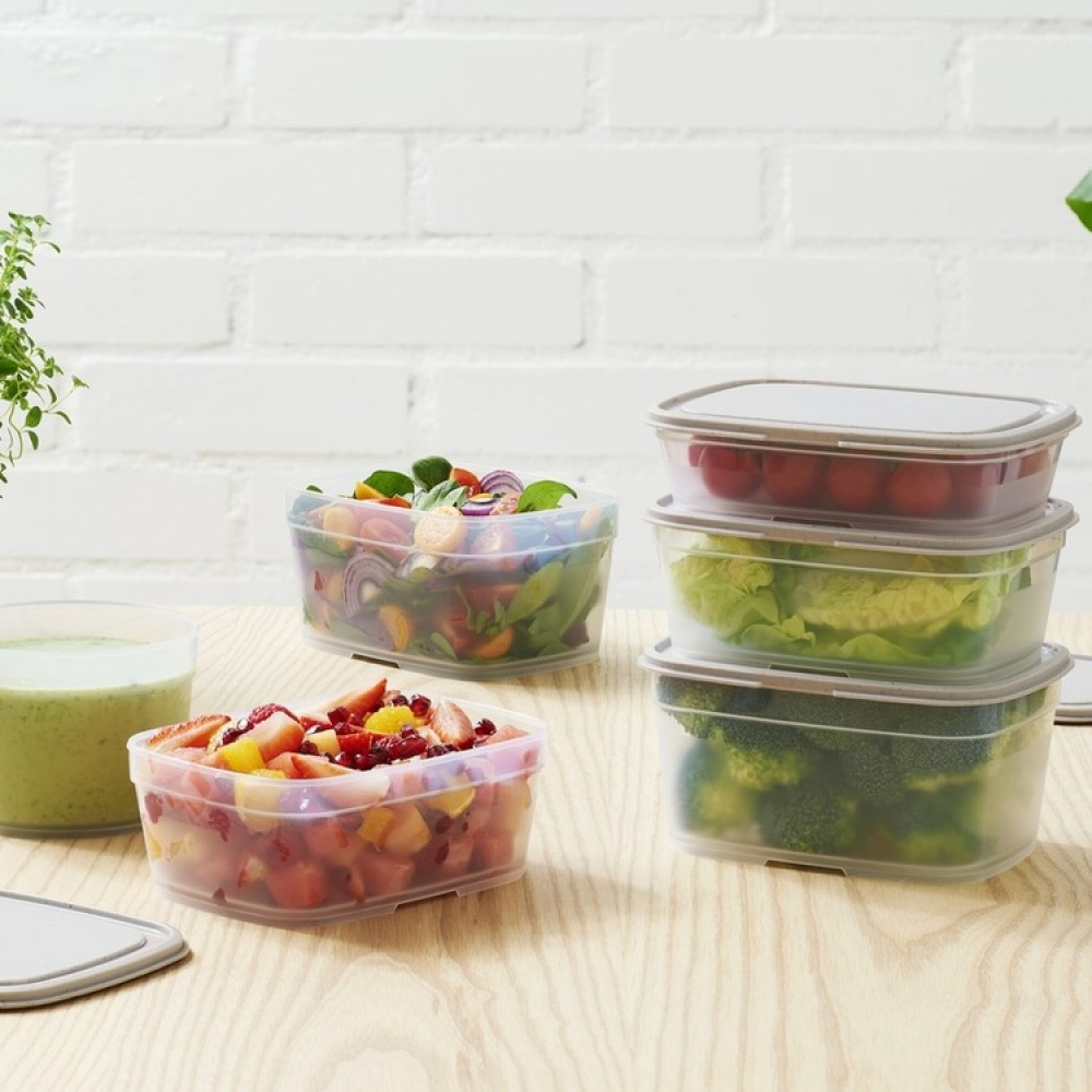 Eväsrasia 0,8 l, SmartStore, harmaa ryhmässä Säilytys / Keittiön säilytys / Ruoan säilytysastiat / Muovilaatikot @ SmartaSaker.se (42143)