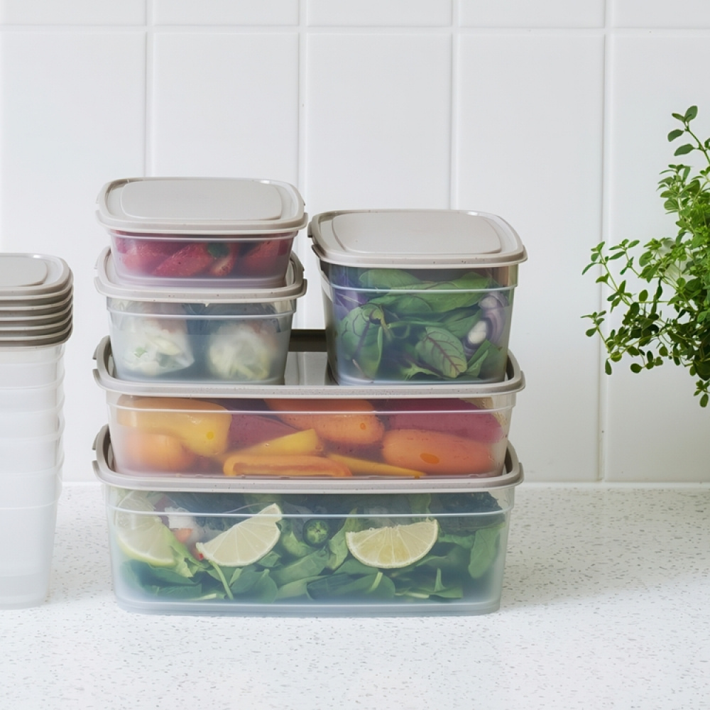 Suuri ruokarasia 2,2 l, SmartStore, harmaa ryhmässä Säilytys / Keittiön säilytys / Ruoan säilytysastiat / Muovilaatikot @ SmartaSaker.se (42158)