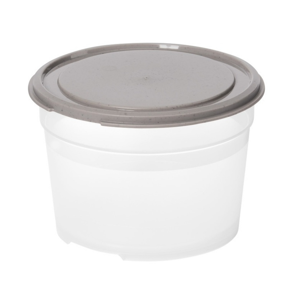 Pyöreä eväsrasia 0,6 L, SmartStore, harmaa ryhmässä Säilytys / Keittiön säilytys / Ruoan säilytysastiat / Muovilaatikot @ SmartaSaker.se (42173)