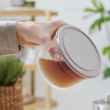 Pyöreä eväsrasia 0,6 L, SmartStore, harmaa