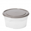 Pieni pyöreä ruokarasia 0,45 l, SmartStore, harmaa