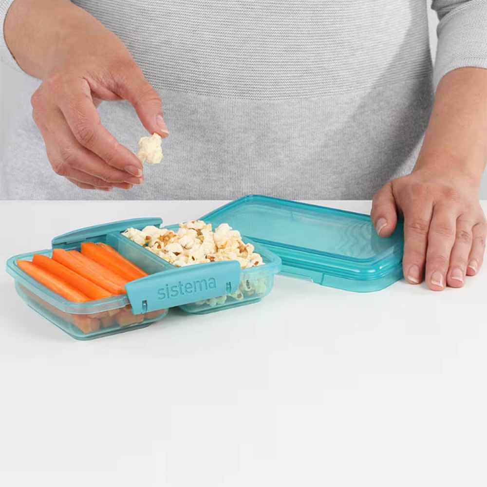 Kaksiosainen välipalarasia 0,35 L, Sistema ryhmässä Säilytys / Keittiön säilytys / Ruoan säilytysastiat / SmartStore ruokalaatikot @ SmartaSaker.se (42191)