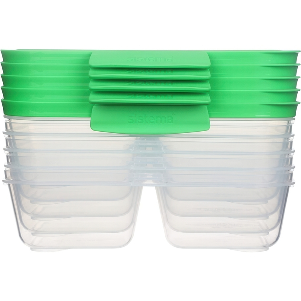 Kaksiosainen ruokarasia 5-pack 0,87L, Sistema ryhmässä Säilytys / Keittiön säilytys / Ruoan säilytysastiat / SmartStore ruokalaatikot @ SmartaSaker.se (42209)