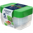 Kaksiosainen ruokarasia 5-pack 0,87L, Sistema