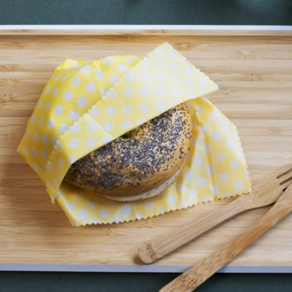 Setti kestäviä mehiläisvahaliinoja, 3 osaa ryhmässä Säilytys / Keittiön säilytys @ SmartaSaker.se (42234)
