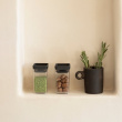 Mini-säilytyspurkki 2 kpl, Brabantia, tummanharmaa