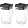 Mini-säilytyspurkki 2 kpl, Brabantia, tummanharmaa