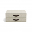 Minilipasto 2 laatikkoa, Birger canvas, Bigso, beige
