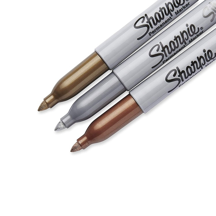 Merkkauskynä 3 kpl metallinhohto, Sharpie ryhmässä Säilytys / Toimistotarvikkeet @ SmartaSaker.se (42297)
