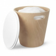 Rahi / pöytä säilytystilalla, WOODROW, Umbra, Ø 40 x n. K 42 cm