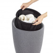 Pehmustettu rahi säilytyksellä 20 l
