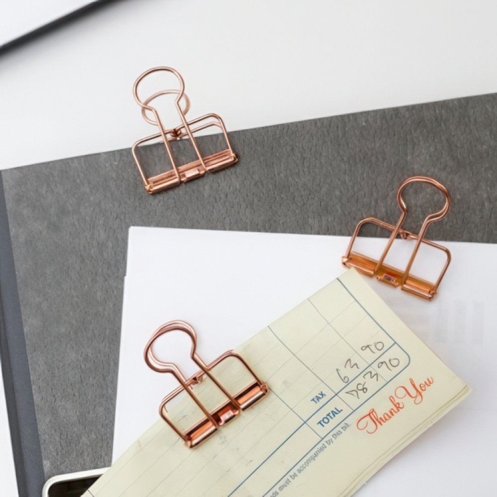 Paperipidikkeet WIRE CLIPS SMALL 19 mm, 6 kpl ryhmässä Säilytys / Toimistotarvikkeet @ SmartaSaker.se (42342)