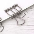 Paperipidikkeet, 6 kpl, WIRE CLIPS SMALL 19 mm, hopea