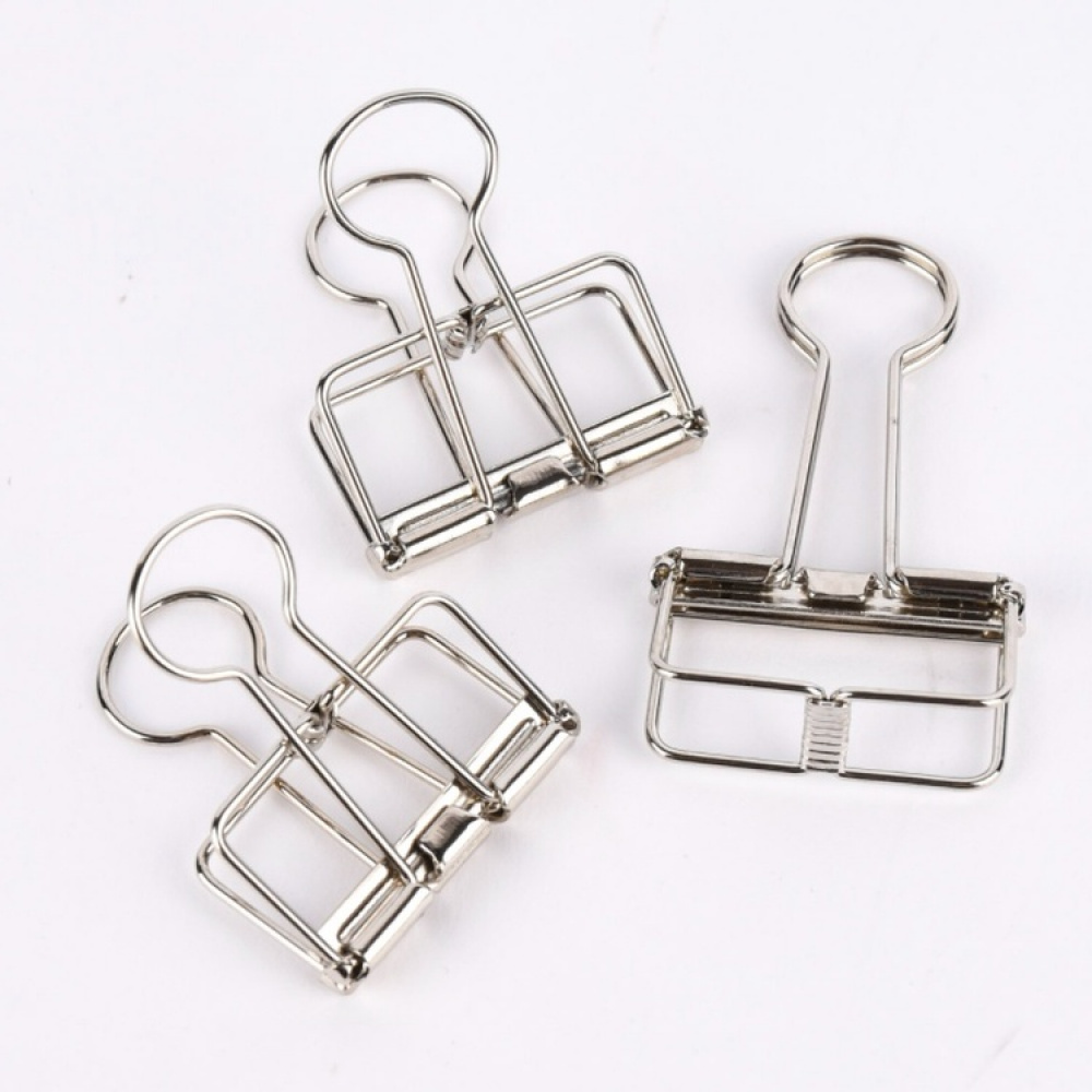 Paperipidikkeet, 6 kpl, WIRE CLIPS SMALL 19 mm, hopea ryhmässä Säilytys / Toimistotarvikkeet @ SmartaSaker.se (42361)