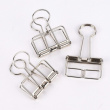 Paperipidikkeet, 6 kpl, WIRE CLIPS SMALL 19 mm, hopea