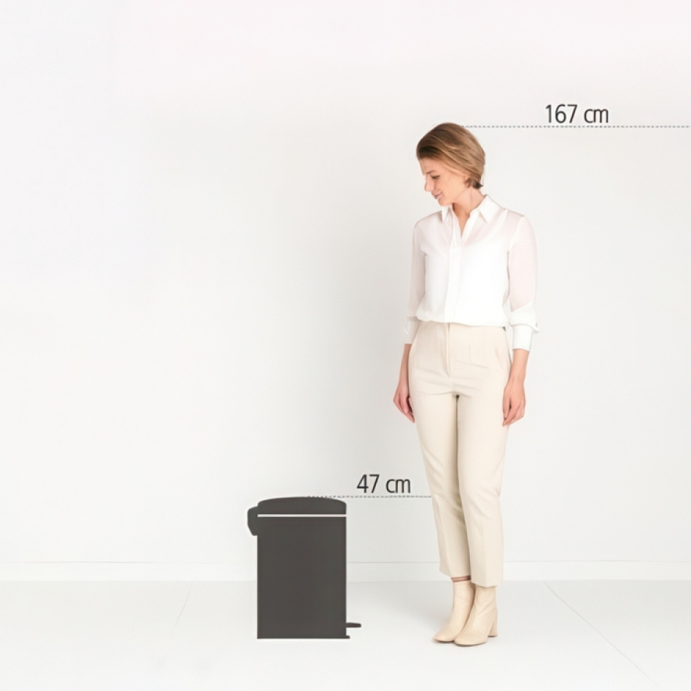 Poljinroska-astia 20 l, Brabantia ryhmässä Säilytys / Siivousvarastointi ja jätteiden lajittelu / Jätteiden lajittelu @ SmartaSaker.se (42367)