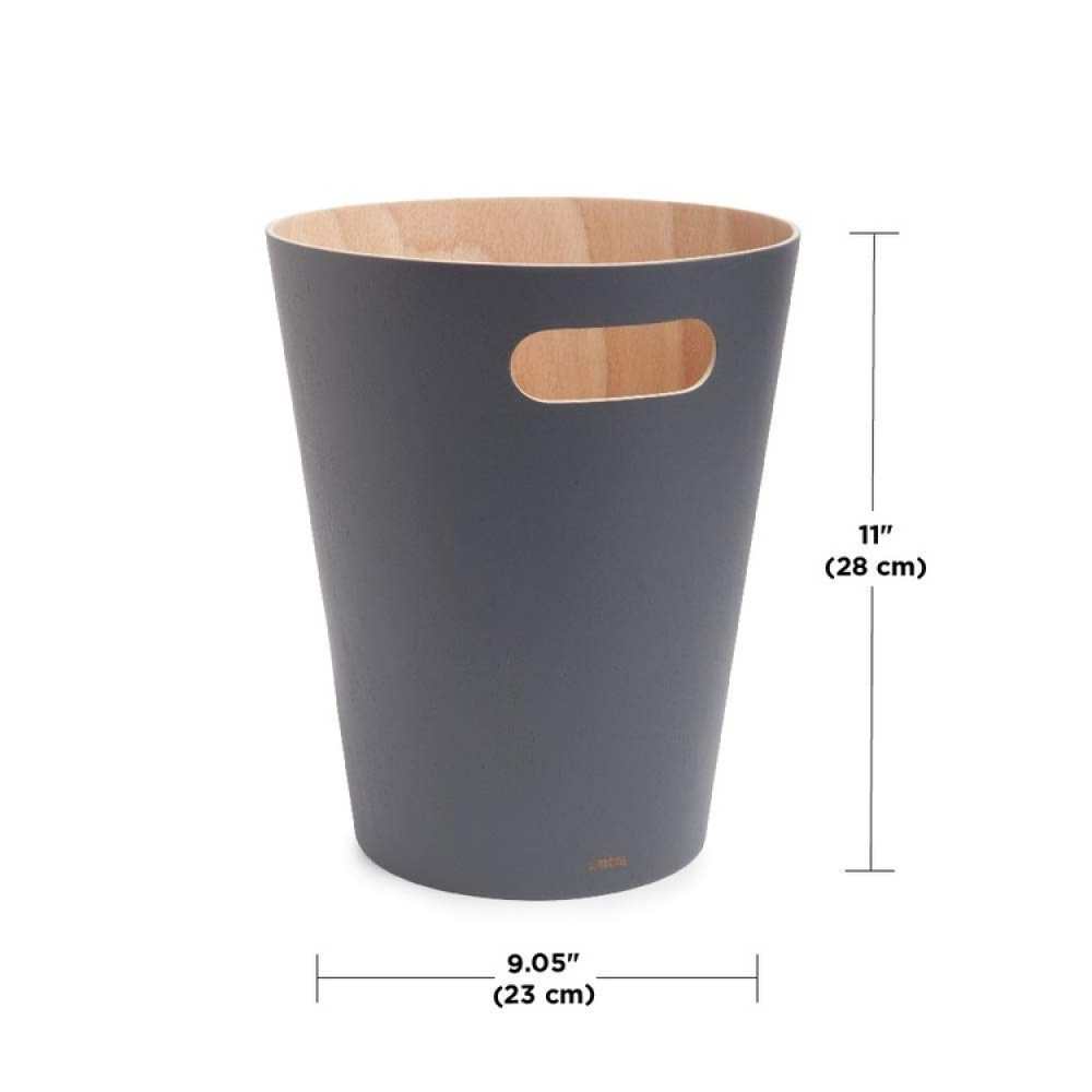 Puinen paperikori 7,5 l, Umbra ryhmässä Säilytys / Siivousvarastointi ja jätteiden lajittelu / Jätteiden lajittelu @ SmartaSaker.se (42376)