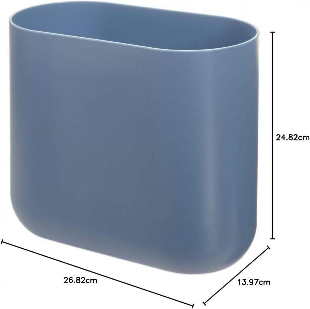 Roska-astia 9,5 l, Sininen ryhmässä Säilytys / Kylpyhuoneen säilytys / Roska-astiat @ SmartaSaker.se (42388-bl)