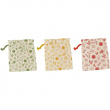 Puuvillapussi elintarvikkeille 3-pack