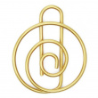 Pyöreät SPIRAL-paperiliittimet, 15 kpl, Monograph, messinki