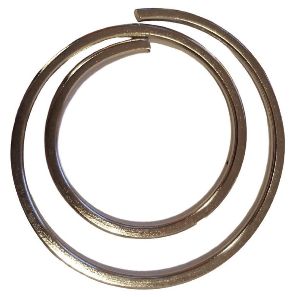Pyöreät isot paperiliittimet, 25 kpl, DESKSTORE MOON CLIPS LARGE, Ø 3 cm, hopea ryhmässä Säilytys / Toimistotarvikkeet @ SmartaSaker.se (42487)