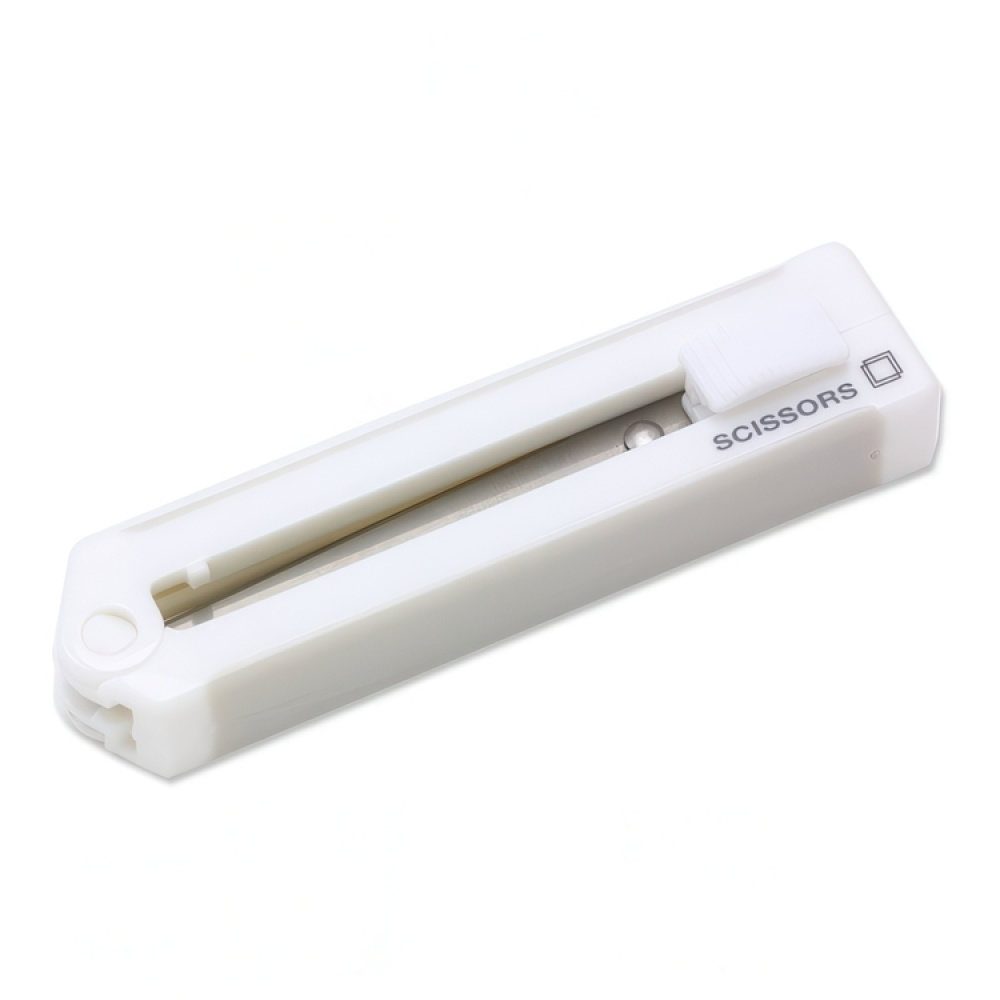 Sakset, pienet, taitettavat, MIDORI COMPACT XS, valkoinen ryhmässä Säilytys / Toimistotarvikkeet @ SmartaSaker.se (42493)