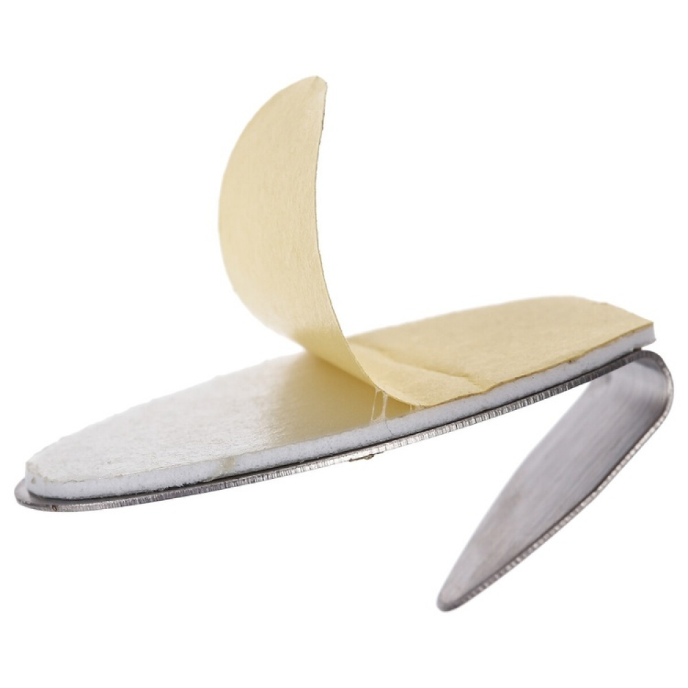 Itsekiinnittyvä soikea metallikoukku, 3 kpl ryhmässä Säilytys / Magnetit ja itsekiinnittyvät / Itsekiinnittyvät koukut @ SmartaSaker.se (42524)
