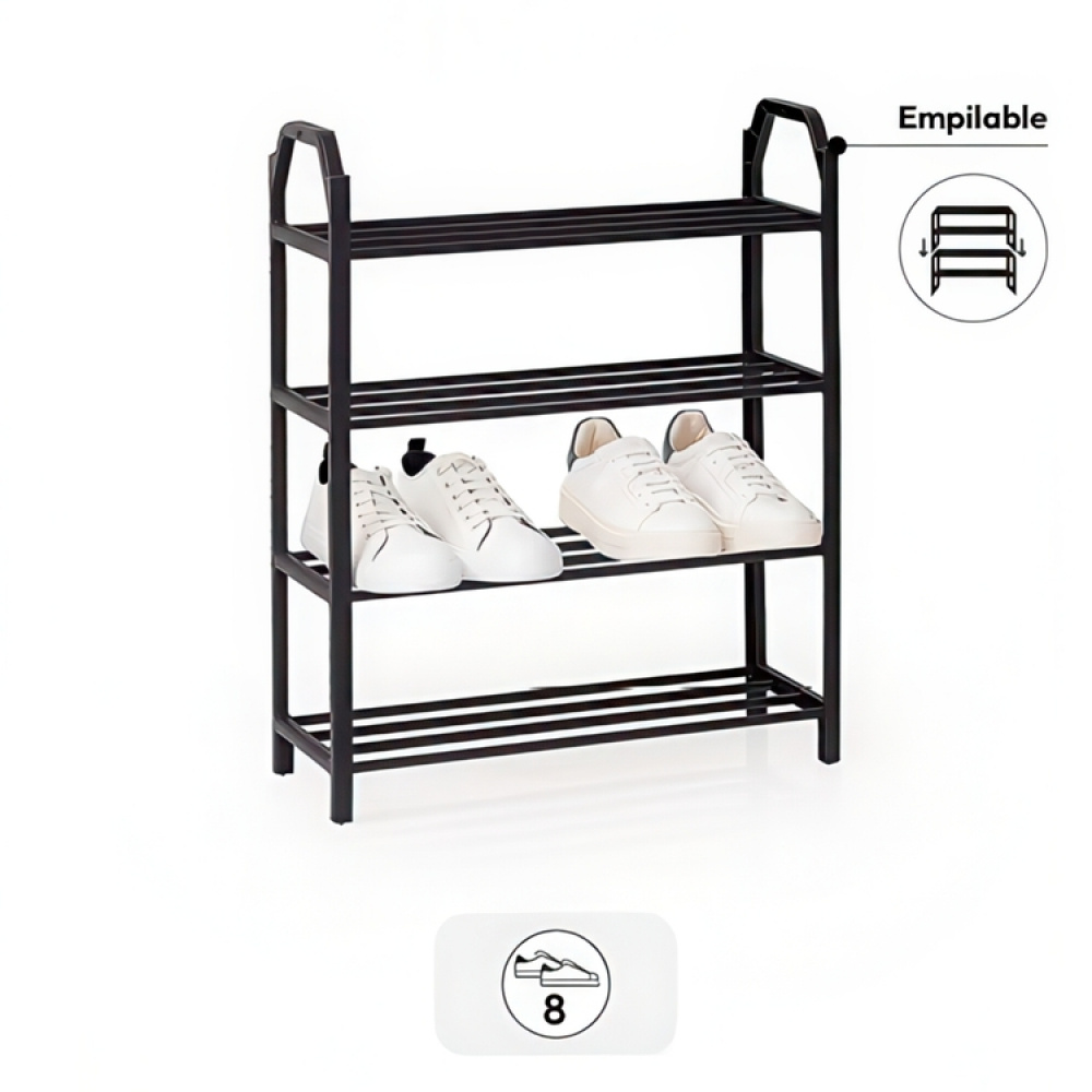 Metallinen kenkähylly 8 parille, 5five ryhmässä Säilytys / Eteistallennus / Kenkätelineet @ SmartaSaker.se (42554)
