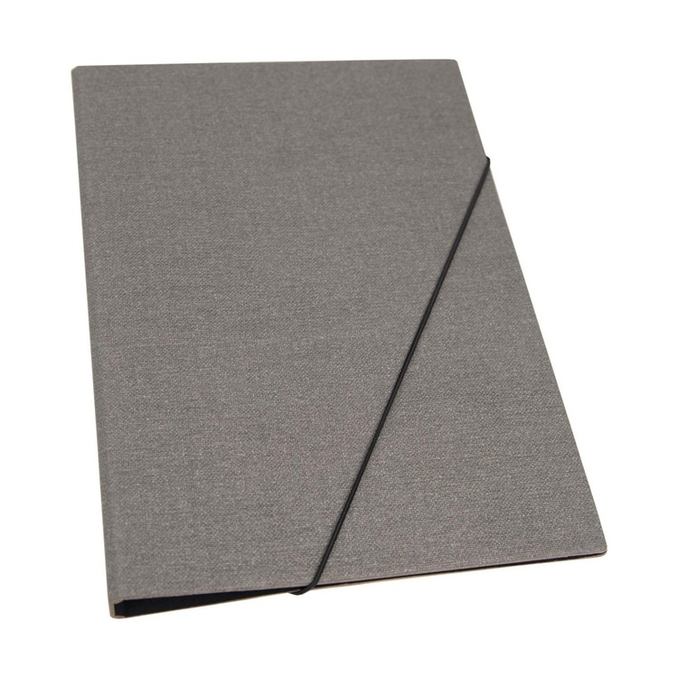 Kirjoitusalusta / Kansio, A4 - BIGSO AMELIE CANVAS, Harmaa ryhmässä Säilytys @ SmartaSaker.se (42600)