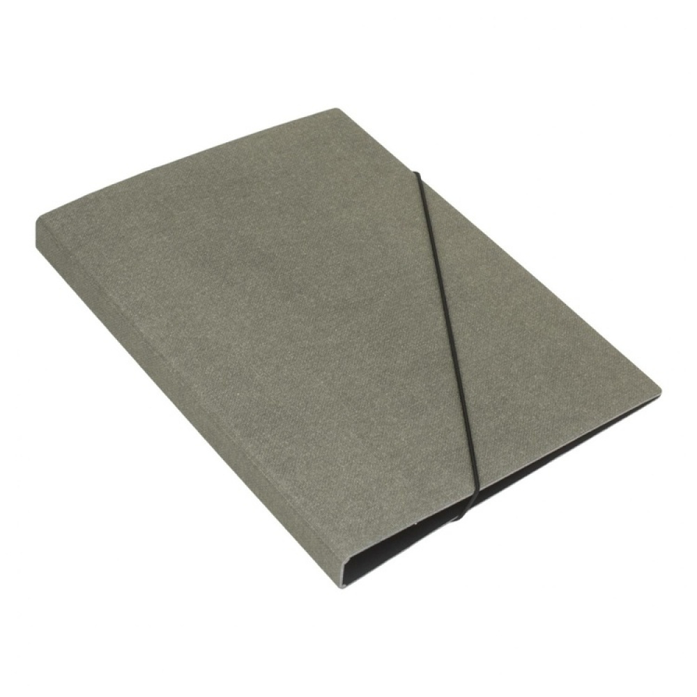 Kirjoitusalusta / Kansio, A4 - BIGSO AMELIE CANVAS, Harmaa ryhmässä Säilytys @ SmartaSaker.se (42600)