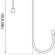 S-koukku, 16 cm, Habo