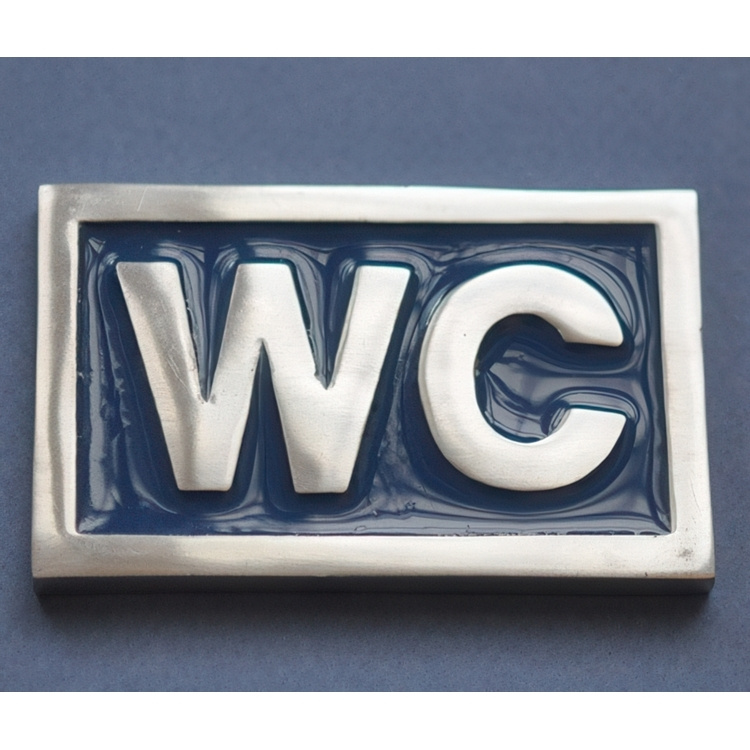 Itseliimautuva WC-kyltti, sininen ryhmässä Säilytys / Magnetit ja itsekiinnittyvät / Kyltit ja tarrat @ SmartaSaker.se (42620)