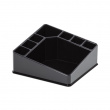Meikkiteline 8 lokerolla, CONFIGURABLE, 22 x 13 x K 8 cm, musta
