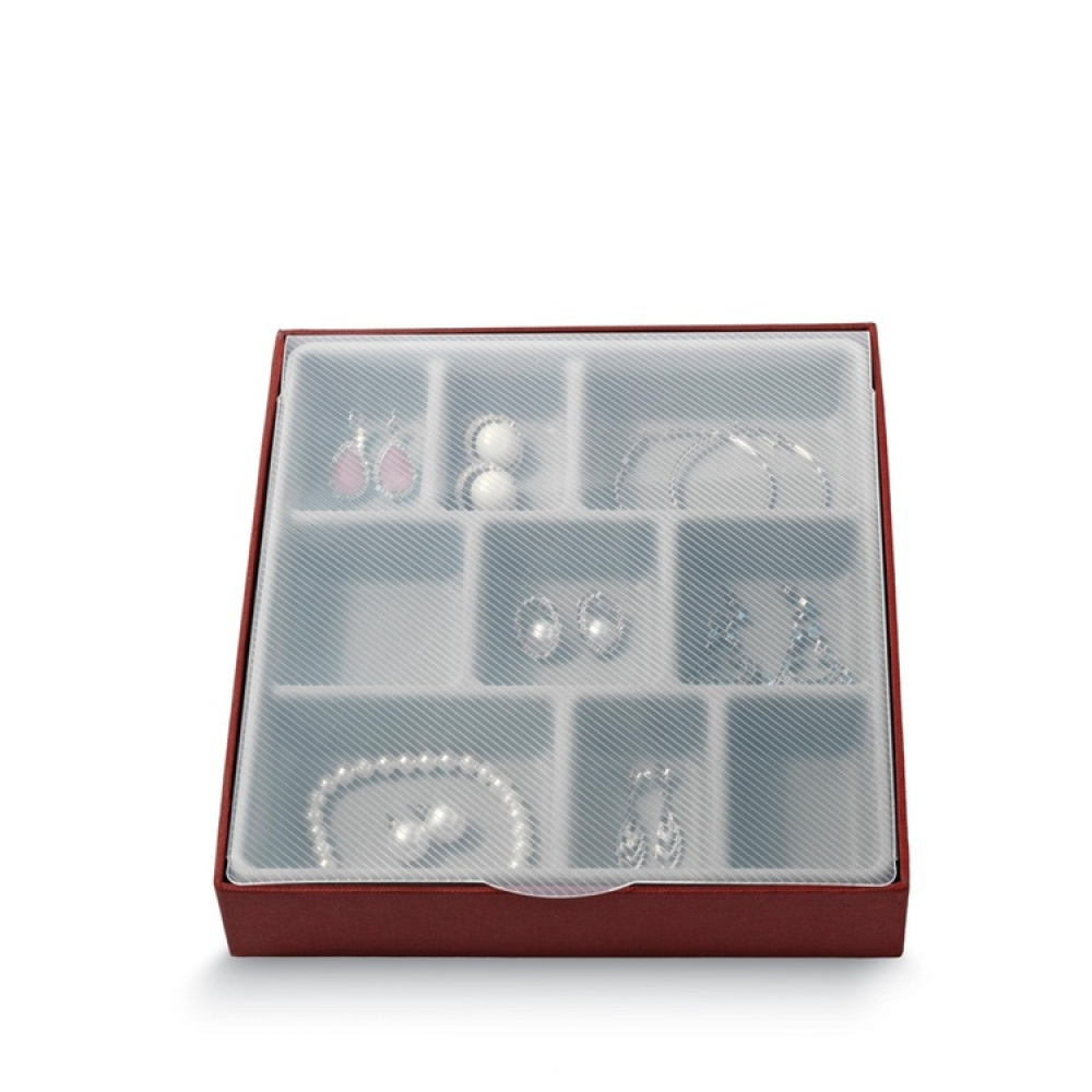 Korulipas, jossa 9 lokeroa, Bijoux ryhmässä Säilytys / Kylpyhuoneen säilytys / Meikkivarastointi @ SmartaSaker.se (42700)