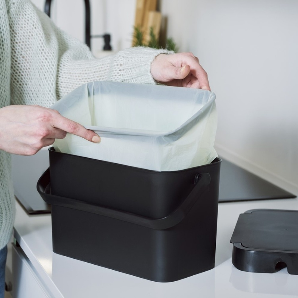 Pöytäroskakori kahvalla 5 l, SmartStore ryhmässä Säilytys / Siivousvarastointi ja jätteiden lajittelu / Jätteiden lajittelu @ SmartaSaker.se (42764)