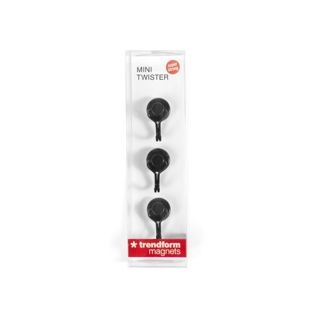Magneettikoukku mini 3-pack, musta ryhmässä Säilytys / Magnetit ja itsekiinnittyvät / Magnettikoukkuja @ SmartaSaker.se (42808)