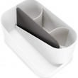 Hiustenkuivaajateline ym., UMBRA GLAM HAIR TOOLS ORGANISER, 26,5 x 17 x K 12,5 cm, valkoinen/harmaa