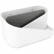 Hiustenkuivaajateline ym., UMBRA GLAM HAIR TOOLS ORGANISER, 26,5 x 17 x K 12,5 cm, valkoinen/harmaa